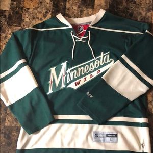 Reebok Minnesota wild hockey jersey